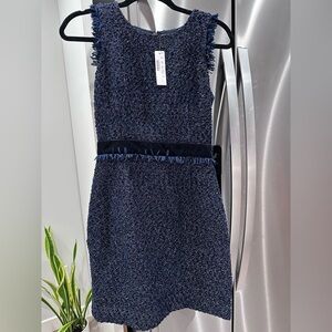 J.Crew Textured Sleeveless Sheath Dress NWT